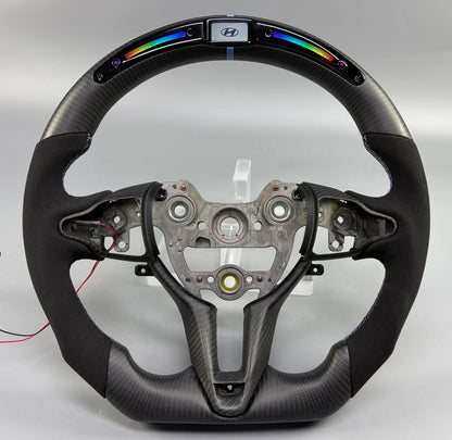 Carbon-/Schmiederad mit/ohne LED-Anzeige für Hyundai I20/I30 N