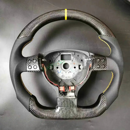 Lenkrad aus Carbonfaser und perforiertem Leder für VW Golf GTI MK5