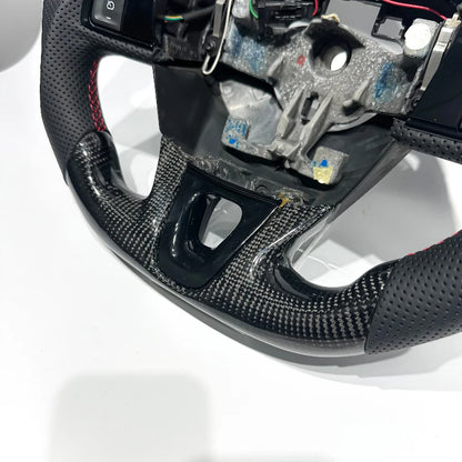 Volant en fibres de carbone et cuir pour Mégane III Rs
