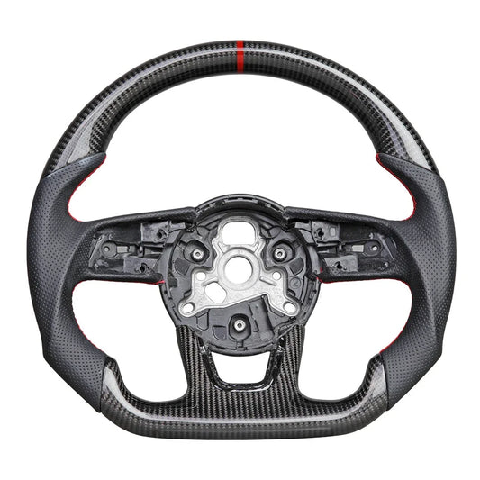 Lenkrad aus Carbonfaser und perforiertem Leder für Audi S3/4/5 - RS3/4/5